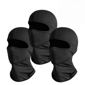 3장세트 포고티 쿨링 아이스 바라클라바, 블랙 3P, 3개