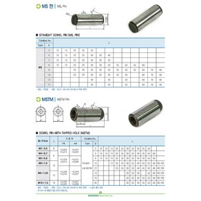 고정핀 평행핀 MS 맟춤핀 사이즈 M5/M6 소량판매, M6X10(10EA), 1개