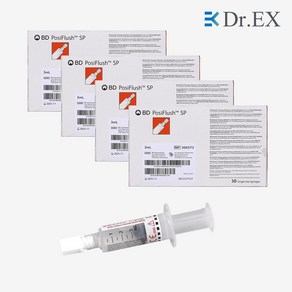 비디 포쉬플러시 배액관세척 생리식염수주사기 10ml 30개 x 4세트 BD PosiFlush(Saline Syringe) 306575