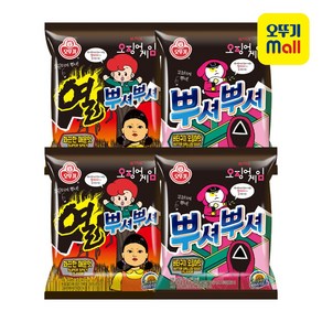 (신상) 뿌셔뿌셔 버터 오징어맛+화끈한 매운맛, 4개, 90g