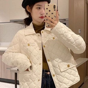 루스리더 여성 카라넥 보온 데일리 자켓 M428