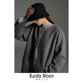 [Buda Moon]부르다문화이트 퀼팅패딩모자1종