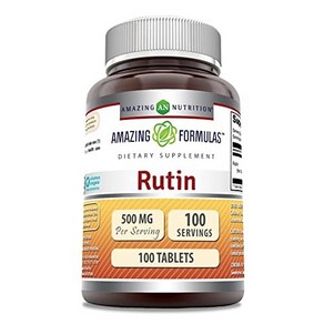 Amazing Formulas Rutin Supplement | 500 Mg | Tablets | Non-GMO | Gluten Free | Made in USA (100 Cou