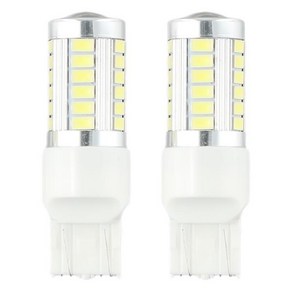 듀얼 필라멘트 LED DRL 사이드 라이트 슈퍼 화이트 전구 고효율 및 저전력 T20 W21/5W 7443 5630 33SMD 2, 한개옵션0