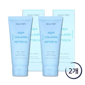 듀이트리 아쿠아 콜라겐 펩타이드 EX 멀티 크림 80ml 1+1, 2개