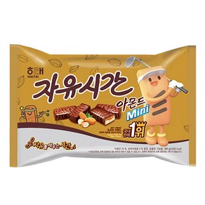 해태 자유시간 미니 리얼초코 아몬드 쿠키앤크림 등산용 초코바, 506g, 1개