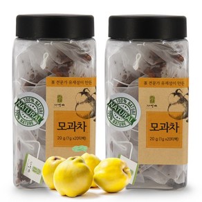 자연애 국산 모과차 20티백 X 2개, 20g, 20개입