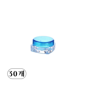 하루생활 화장품 크림용기 크림공병 3g 5g, 30개, 크림용기(블루 3g)
