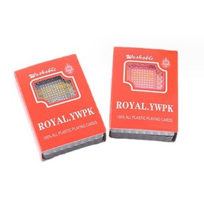 포커 포카 트럼프 카드 보드게임 로얄 케이스형 ROYAL-CARDS, 혼합색상, 1개