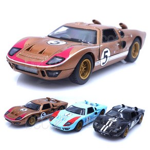 아트박스/킨스마트 1966 포드 GT40 MK2 프린팅 미니카 풀백 다이캐스트, 1개