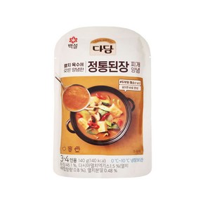 CJ 다담 전통된장 찌개양념 140g X 10개