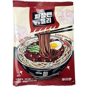 싸군과자몰 짜장면모양젤리 콜라맛 40g, 1개