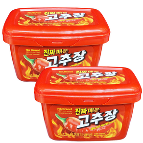 노브랜드 진짜 매운 고추장 베트남산 매운고추 REAL HOT PEPPER PASTE, 500g, 2개