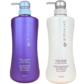 암웨이 새티니크 엑스트라 볼륨 샴푸 780ml + 컨디셔너 750ml, 1개