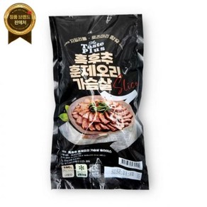 흑후추 훈제오리 가슴살 슬라이스 160g X 5봉, 상세페이지 참조, 5개