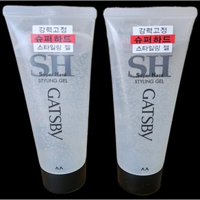 갸스비 슈퍼하드 스타일링 헤어젤, 200g, 2개