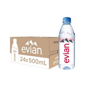 에비앙 알프스산맥 천연광천수 물 500ml x 24 팩