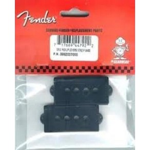 펜더 USA 순정 파츠 Fende VINTAGE-STYLE PRECISION BASS P-Bass PLASTIC PICKUP COVERS Black 0992037000 프레시젼 베이스 픽업 커버 블랙 『』, 1개