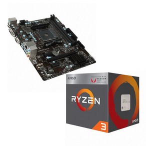 MSI A320M PRO-VD/S V2 메인보드+AMD Ryzen 3 2200G CPU 번들