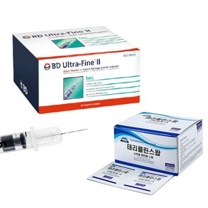 BD 인슐린 주사기 31G 8mm 1cc + 태리클린스왑100매, 1개