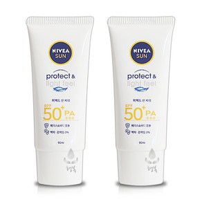 니베아 프로텍트 앤 라이트 필 퍼펙트 선 세럼, 90ml, 2개