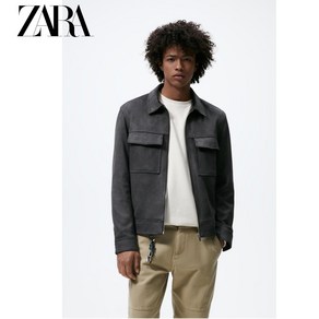 ZARA 자라 에코 스웨이드 포켓 자켓