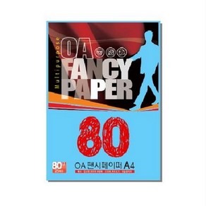 두성 OA팬시페이퍼 P19 하늘색 80g A4-25매, 단품