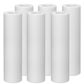 하우징필터 크린 침전필터 부직포 뎁스 필터 10인치 250mm, 50미크론, 6개