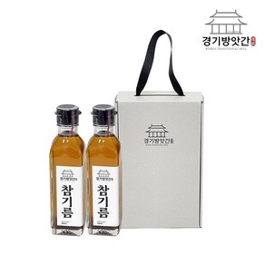 경기방앗간 저온압착방식 방앗간 통깨 진한 참기름 들기름 180ml 세트(중국산), 2.중국산180ml 참기름세트, 1세트