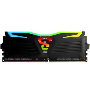 GEIL CL17 SUPER LUCE RGB Lite 램 DDR4 8GB PC4-19200, DDR4 8GB PC4-19200(블랙), 1개