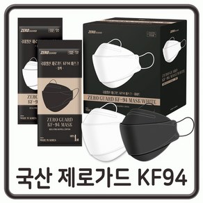 황사방역 제로가드 대형 KF94마스크 50매 국산마스크, 화이트, 1개