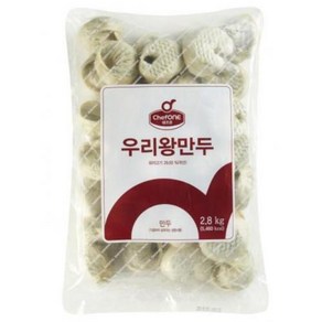 쉐프원 우리왕만두 대상 2.8kg(75g x 37개입) 냉동, 75g, 1개