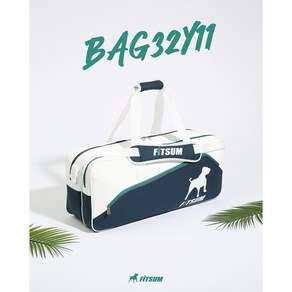 핏섬 가방 2023FW BAG32Y11 NV 2단 가방 배드민턴 오남스포츠, 네이비, 1개