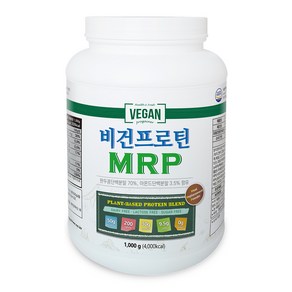 프로게이너 비건프로틴 MRP 순식물성 완두콩단백질 PEA 아침식사 프로틴 단백질쉐이크 보충제 락토프리 100% 식물성단백질, 1kg, 1개