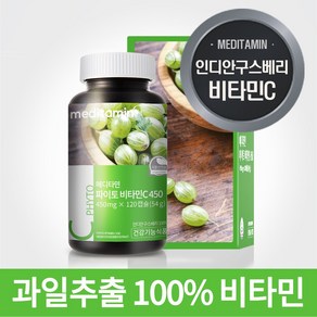 메디타민 파이토 비타민C 450 2개월분 100% 과일추출 비타민C 인디안구스베리, 1개