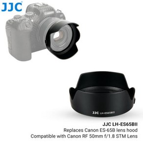 RF EW65C R7 액세서리 용 ES65B 카메라 R5 캐논 마운트 가역 R3 RF JJC 렌즈 RP 후드 Canon EOS R6 렌즈 R10 R, LH ES65BII, 3) LH ES65BII, 1개