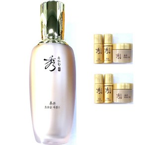 수려한 본 초보습 에센스 45ml (본품) + 견본 3종 세트 X 2개 / 스킨 / 로션 / 크림 추가, 1개