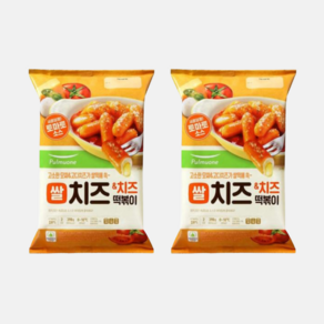 풀무원 쌀 치즈 앤 치즈 떡볶이 2인분 398g X 2개, 796g