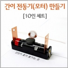 (사이언샵)간이전동기(모터)만들기-10인용, 상세설명참조, 1개