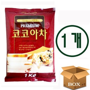 대호 프리미엄 코코아차 1kg 고형차 자판기용 코코아분말 핫초코분말, 1세트, 1개입