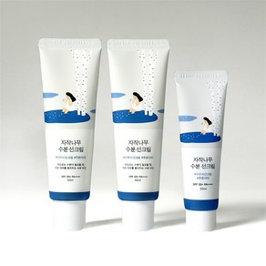 라운드랩 자작나무 수분 선크림 50ml+50ml+30ml, 1세트, 130ml