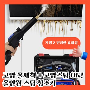 스팀젠 고압 물세척이 가능한 스팀청소기 분사기 강력 살균기 세차기 업소용 청소업체 용품