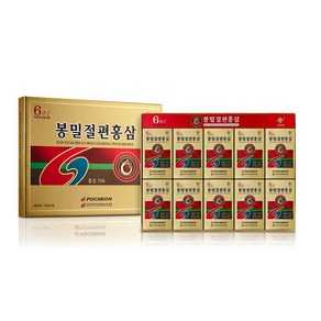 포천인삼영농조합 봉밀절편홍삼(6년근)20g x 10개입