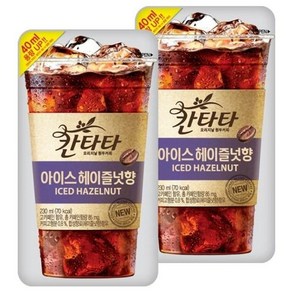 롯데 칸타타 아이스 헤이즐넛향 230ml x 10팩, 10개