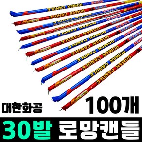 30발 로망캔들 (대한화공), 100개