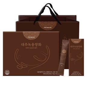 구록원 대추 녹용 쌍화차 스틱 건강선물세트, 10g, 1세트, 30개입