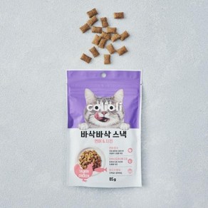 콜리올리 바삭바삭 스낵 연어&치킨, 85g, 1개