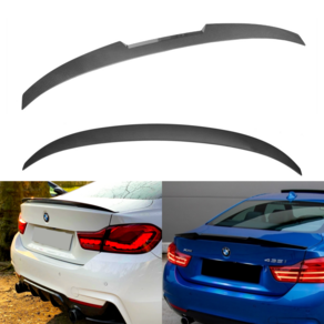 BMW 4시리즈 F32 F33 F36 스포일러 순정형 M4 M퍼포먼스 타입, F36 M4유광블랙