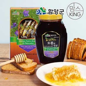 [함양군]지리산마천농협 도라지와 토봉의만남 도라지꿀 1.2kg, 1개, 단품