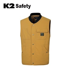 K2 Safety 21VE-F104 베스트 겨울 패딩 조끼 작업복 단체복 근무복 워크웨어 오피스웨어, 1개